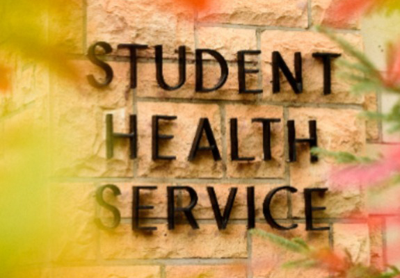 Sign of Student Health Service