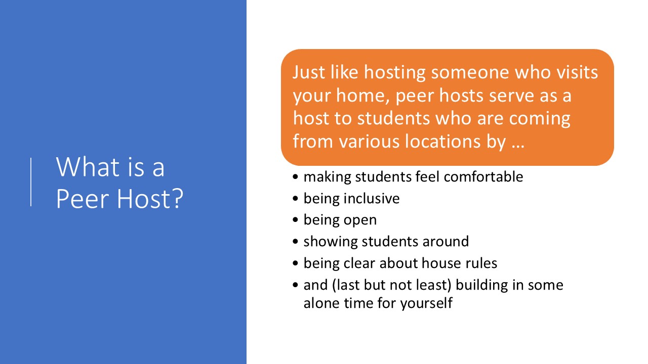 Description of what a Peer Host is.