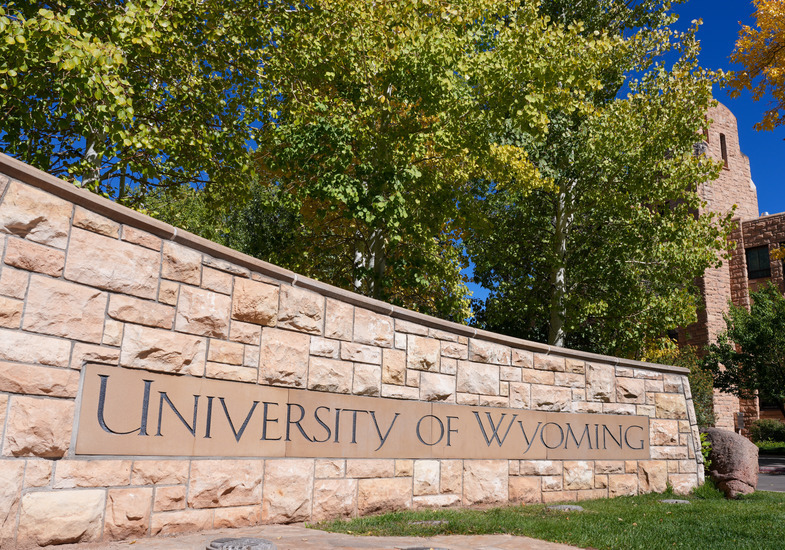 uwyo brick sign