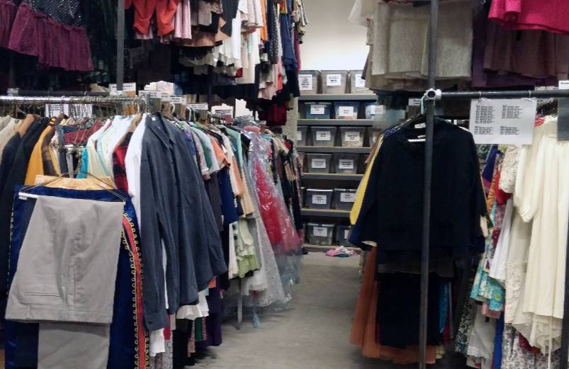 photo of costume torage facilities