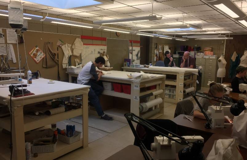 photo of costume workshop