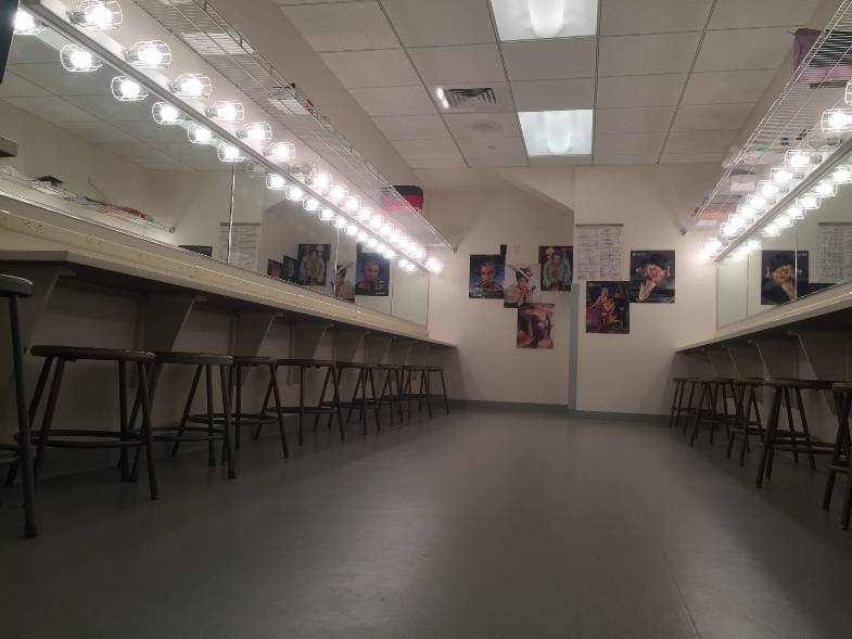 Photo fo the makeup room