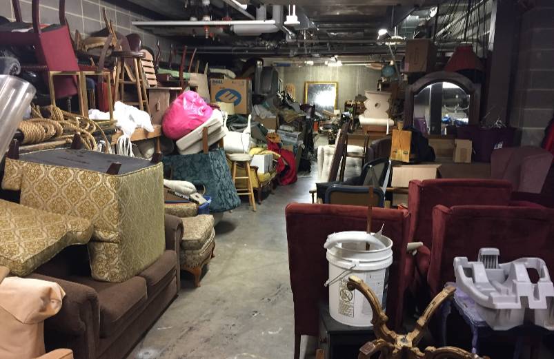 photo of props storage
