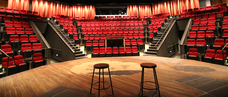 View from the BCPA Thrust Theatre stage