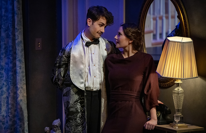 Photo featuring two actors in a scene