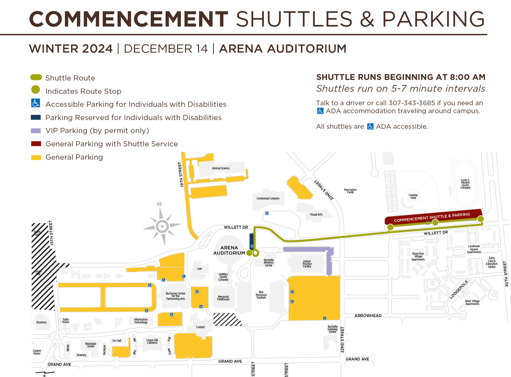 Commencement Map