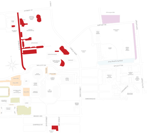 Red and Purple Parking