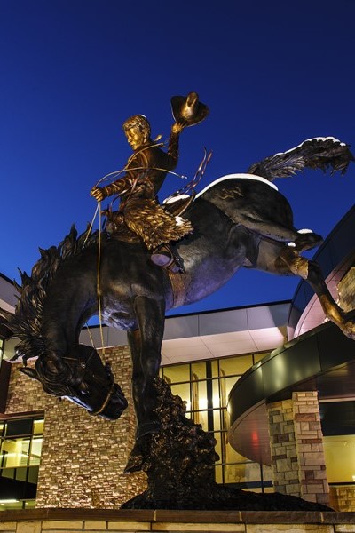 Phot of Wyoming Cowboy Statue