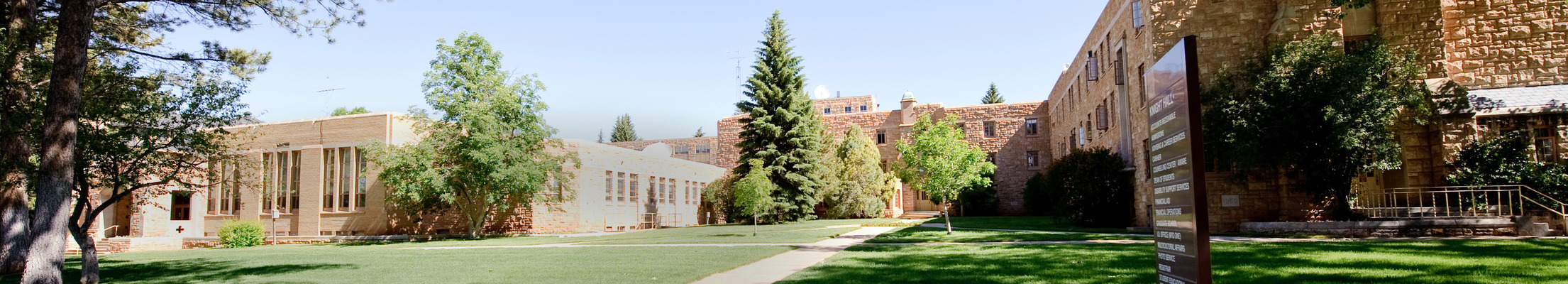 Exterior of Knight Hall