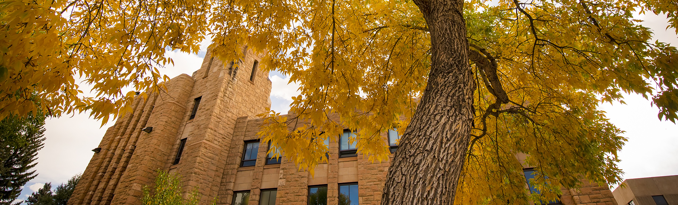 Wyoming Union in the fall