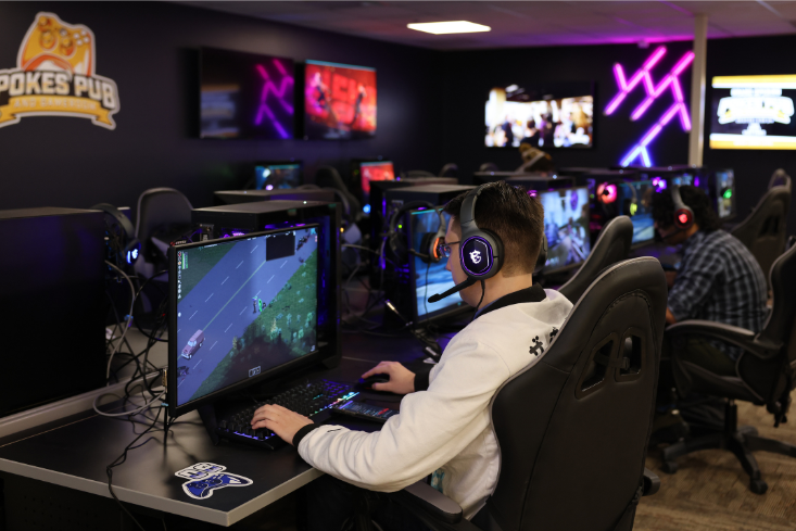 image of the esports lounge