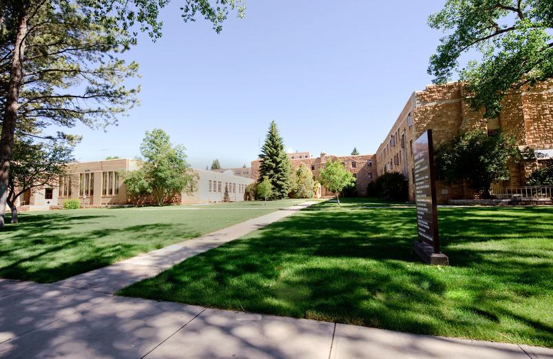 South entrance into Knight Hall