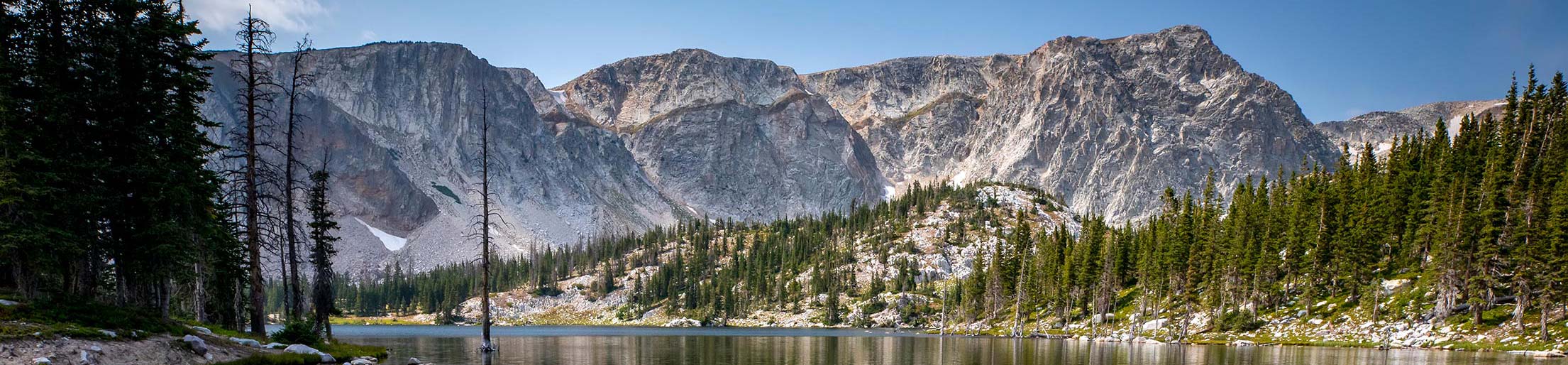 Snowy Range at Mirror Lake