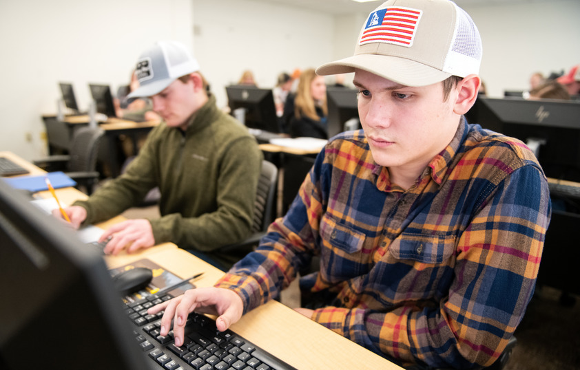 Students in class