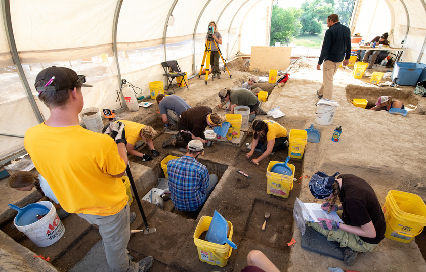 Students at Field School