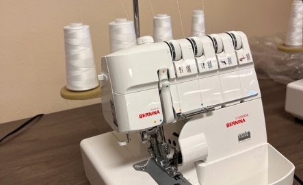 A sewing machine in a lab