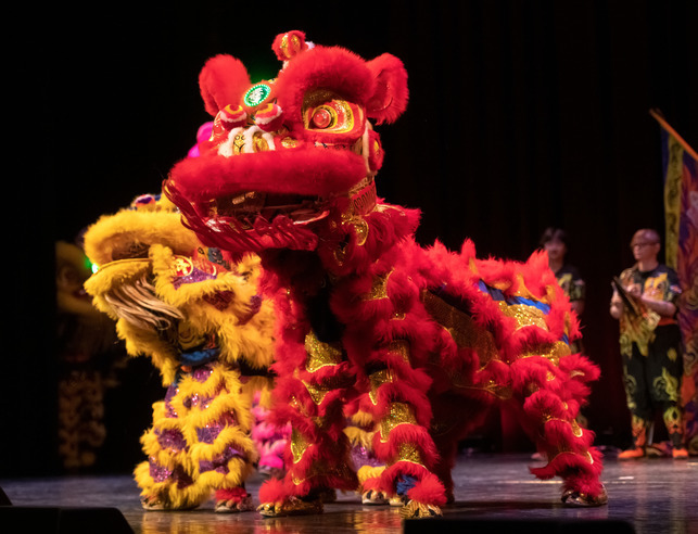 Lion Dance performed by the Colorado Asian Cultural Heritage Center Team