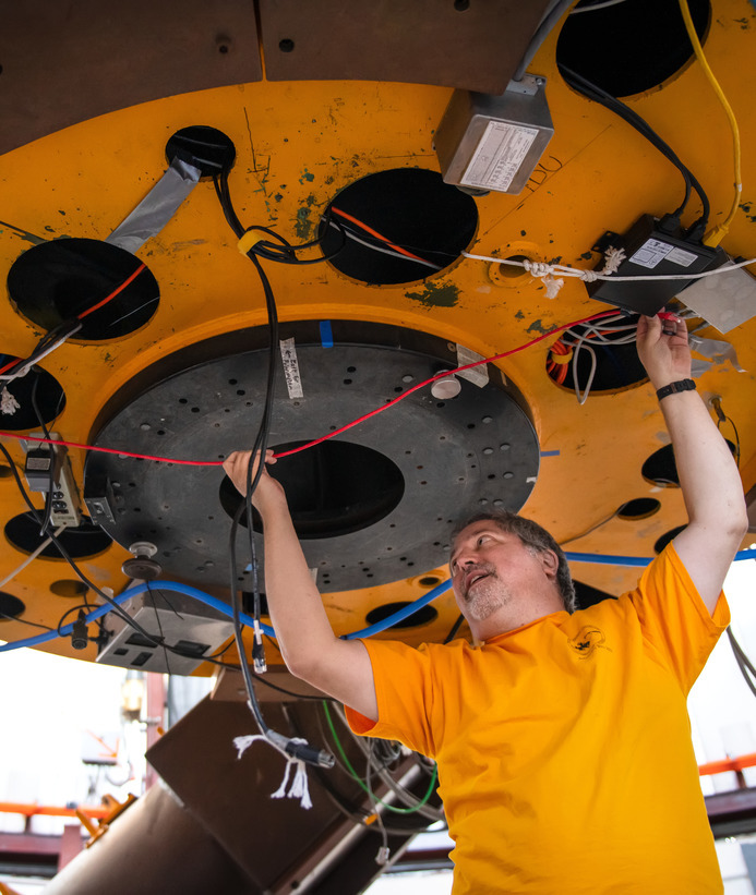 Professor in observatory