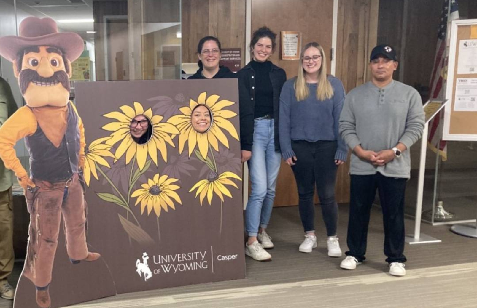 Social work students posing for picture