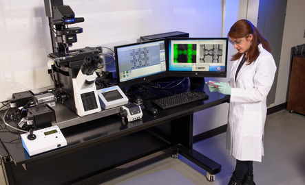Chemical engineer in the lab