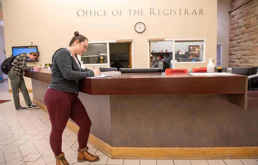 Person working outside of the Office of Registrar