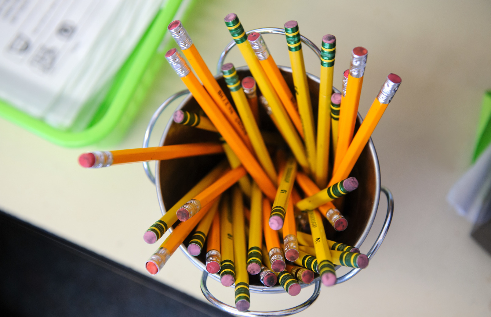 Pencils in a cup