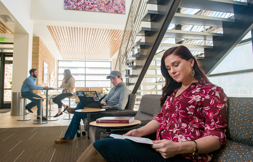 Students reading