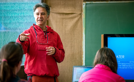Environment, Natural Resources and Society professor teaching class