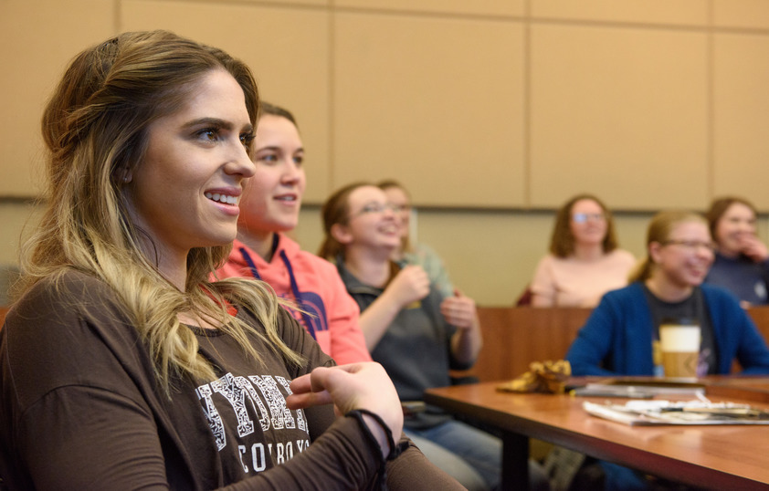 Students in class
