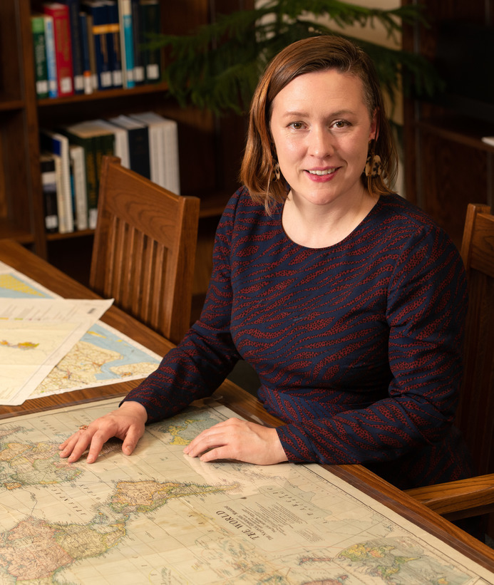 A person with the map