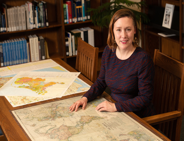 A person with the map