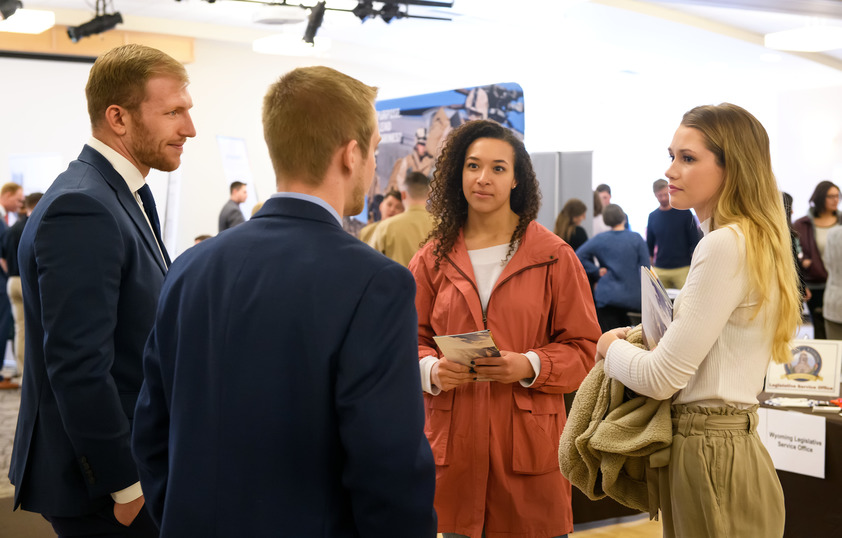 Students at Career Fair