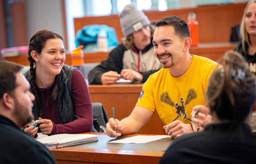 Students in class