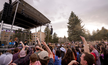 Concert on UW's campus