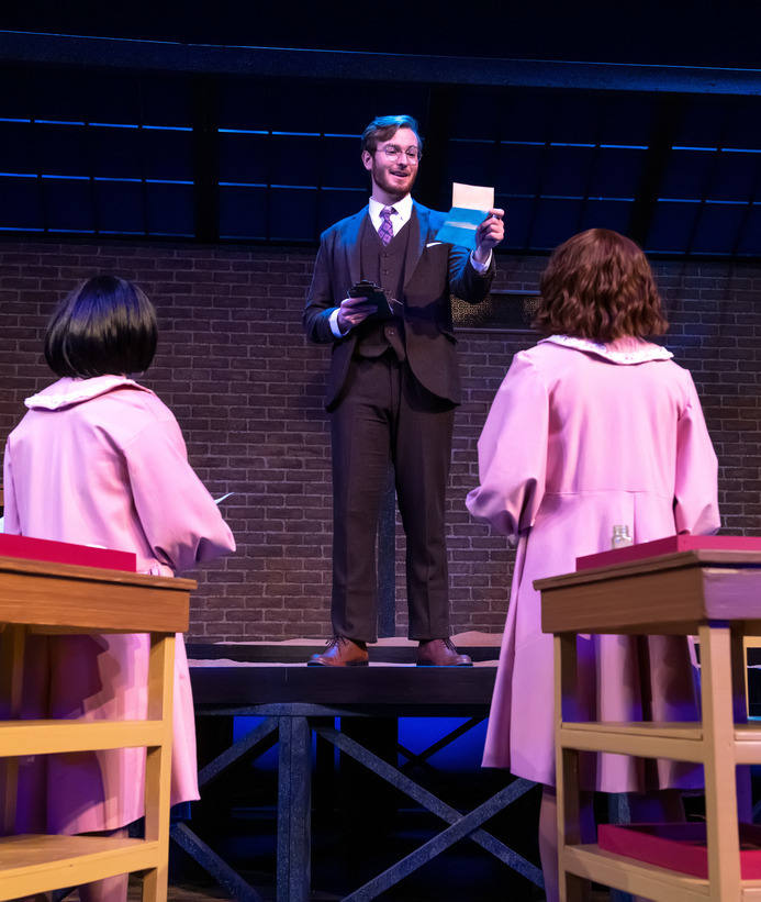 Students perform in a musical