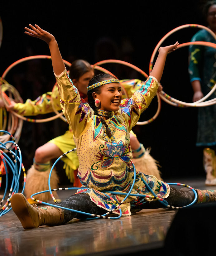 An Eagle Spirit Dancers and Singers performance