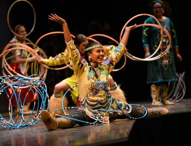 An Eagle Spirit Dancers and Singers performance