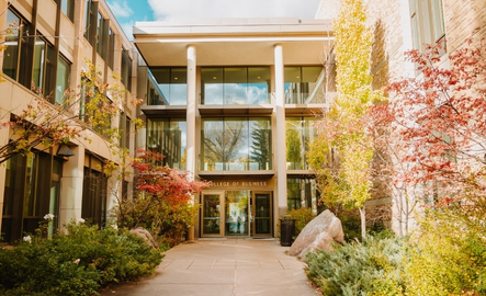 College of Business front door