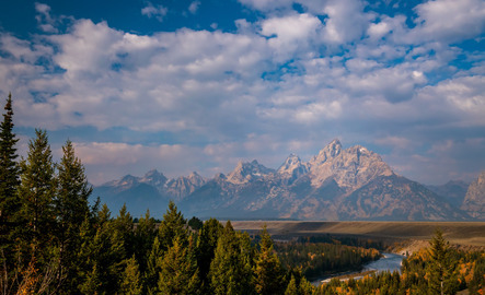 Photo of the Teton mountain range