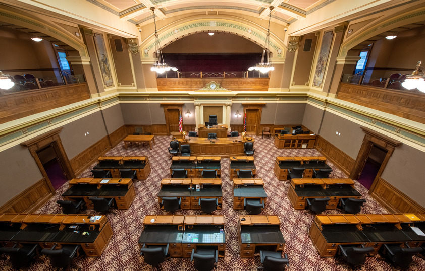 Inside Wyoming Capitol