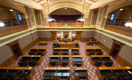 Inside Wyoming's capitol building