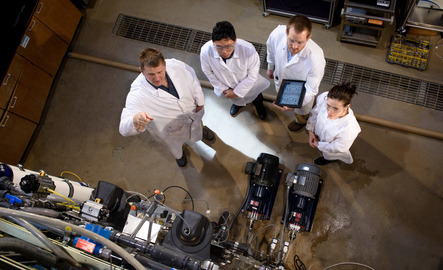 Group of researchers in a lab