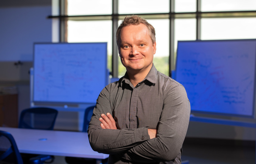 Researcher posing for a picture