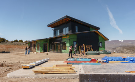 House being built