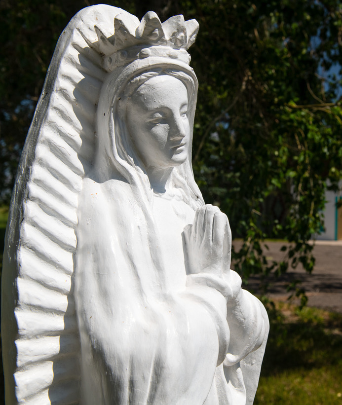 Statue outside of church
