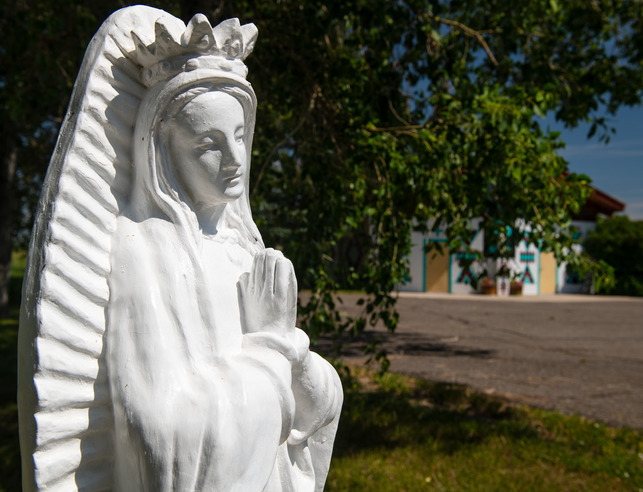 Statue outside of church
