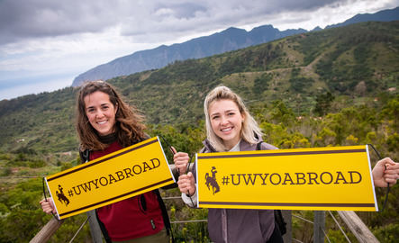 UW students on a study abroad trip