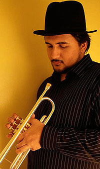 Man holding trumpet
