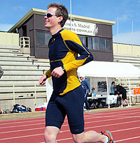Dan Larson running