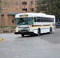 University transit bus